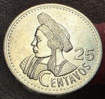 GUATEMALA 25 CENTAVOS 1998 UNZ.