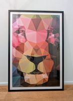 Bild Löwe, abstrakt, Juniqe, 99 x 69 cm