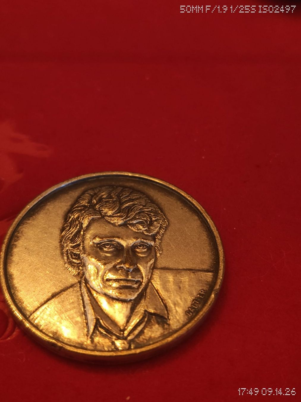 Medaglie: Johnny Hallyday -  médaille "Galtier" – Usato da St-Léonard venduto da Vicilius 1