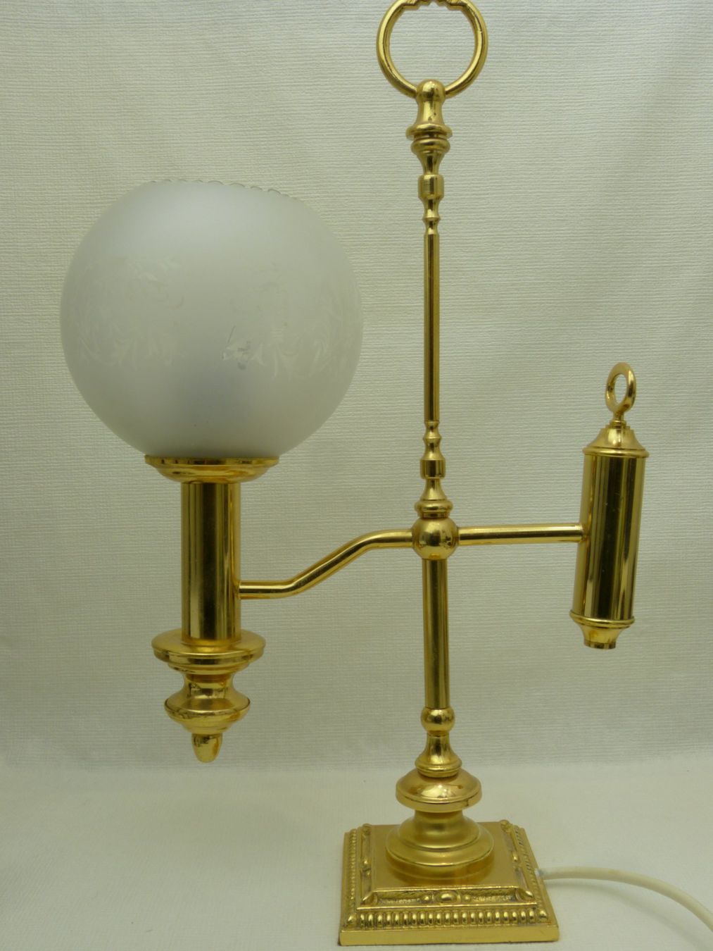 Lampade: Tischleuchte Göthe Imperial Messing Student lamp – Usato da Rheineck venduto da amity 8