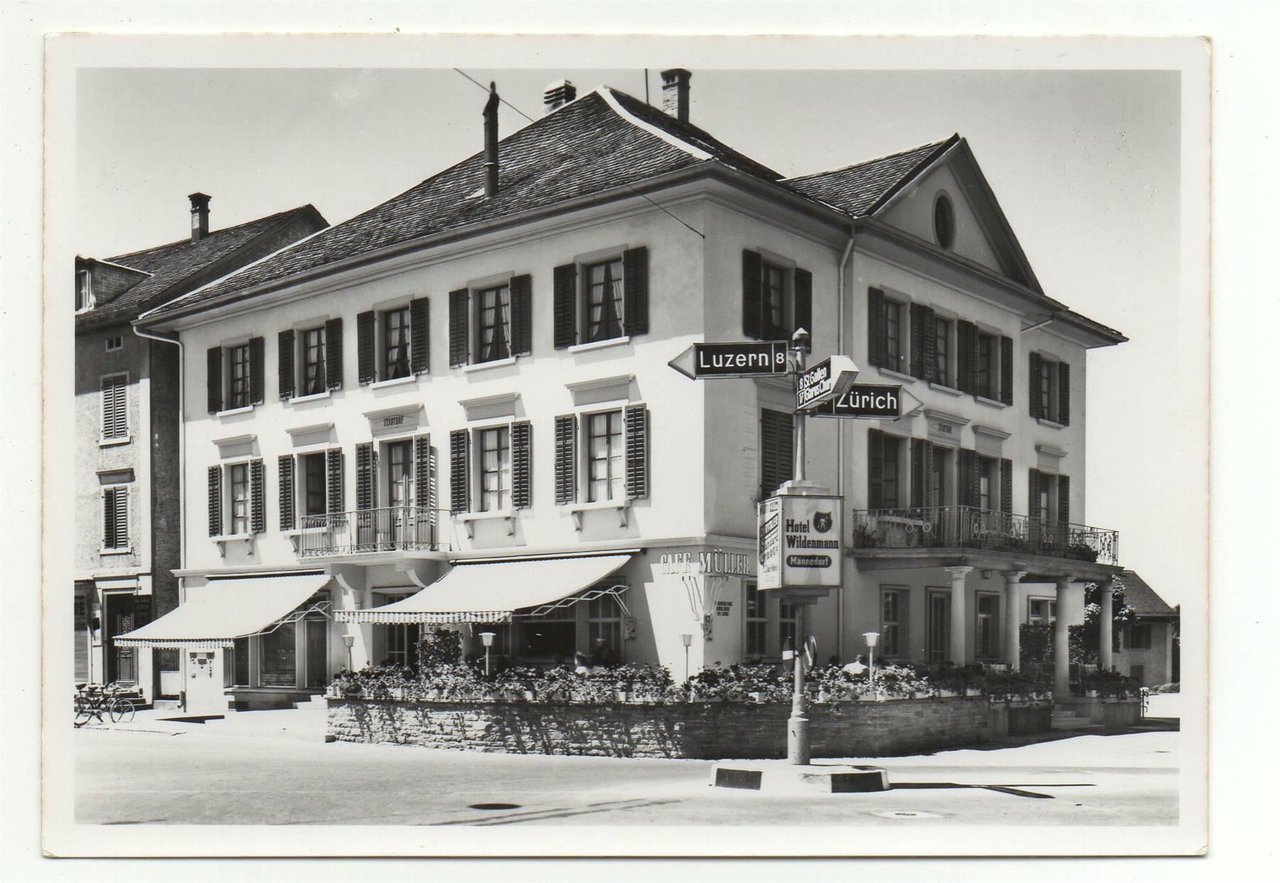 Cartoline postali: RAPPERSWIL Café Konditorei A. Müller – Nuovo (secondo la descrizione) da Jona venduto da philajona