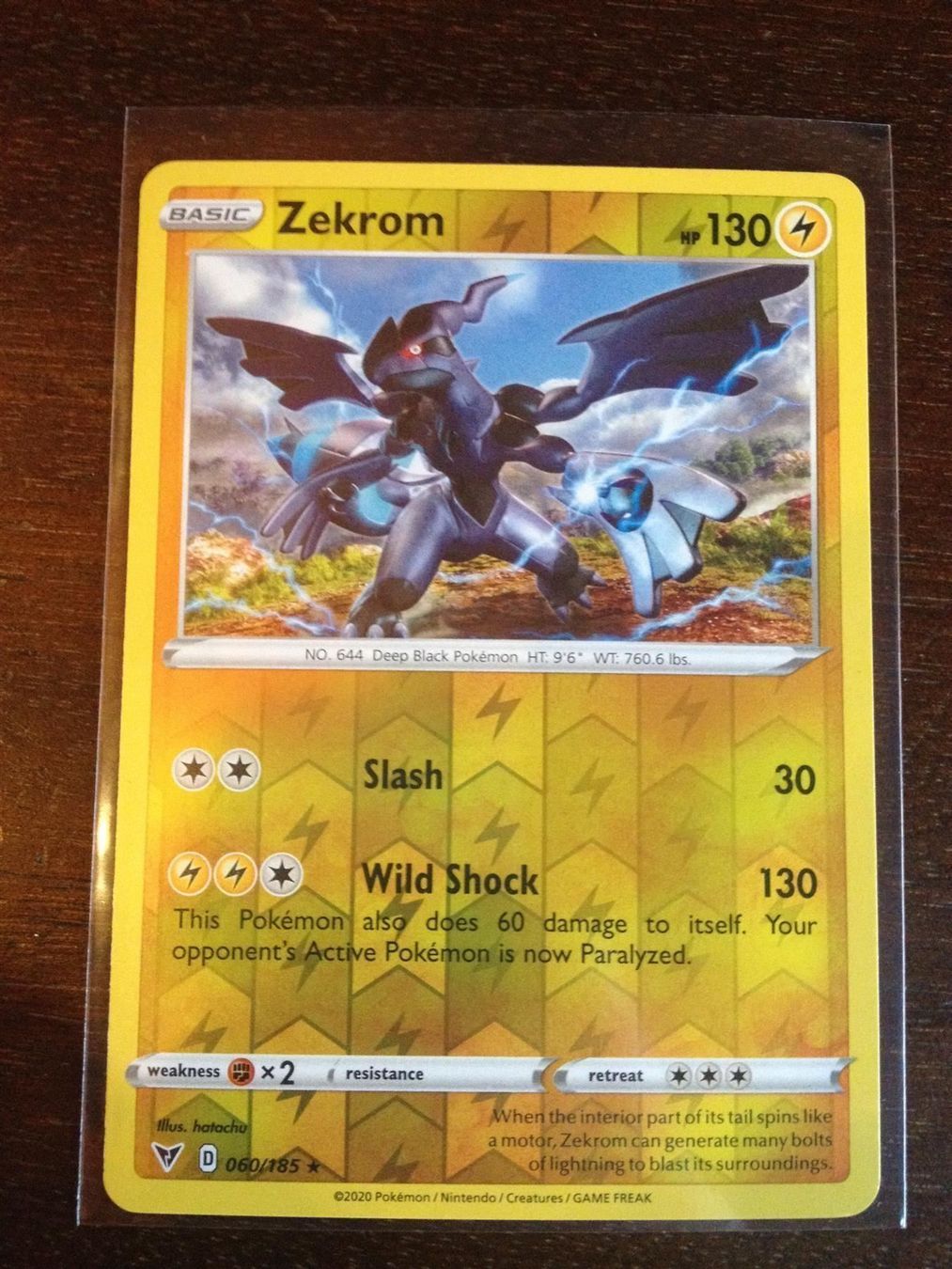 Pokémon Sammelbilder & Trading cards: Zekrom 060/185  Reverse Holo  - Pokémon Vivid Voltage – Neu und originalverpackt aus Farvagny-le-Grand von LaCaverne 1