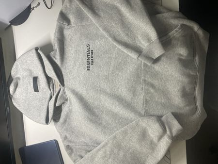 Fear of God Essentials Hoodie grau guter Zustand