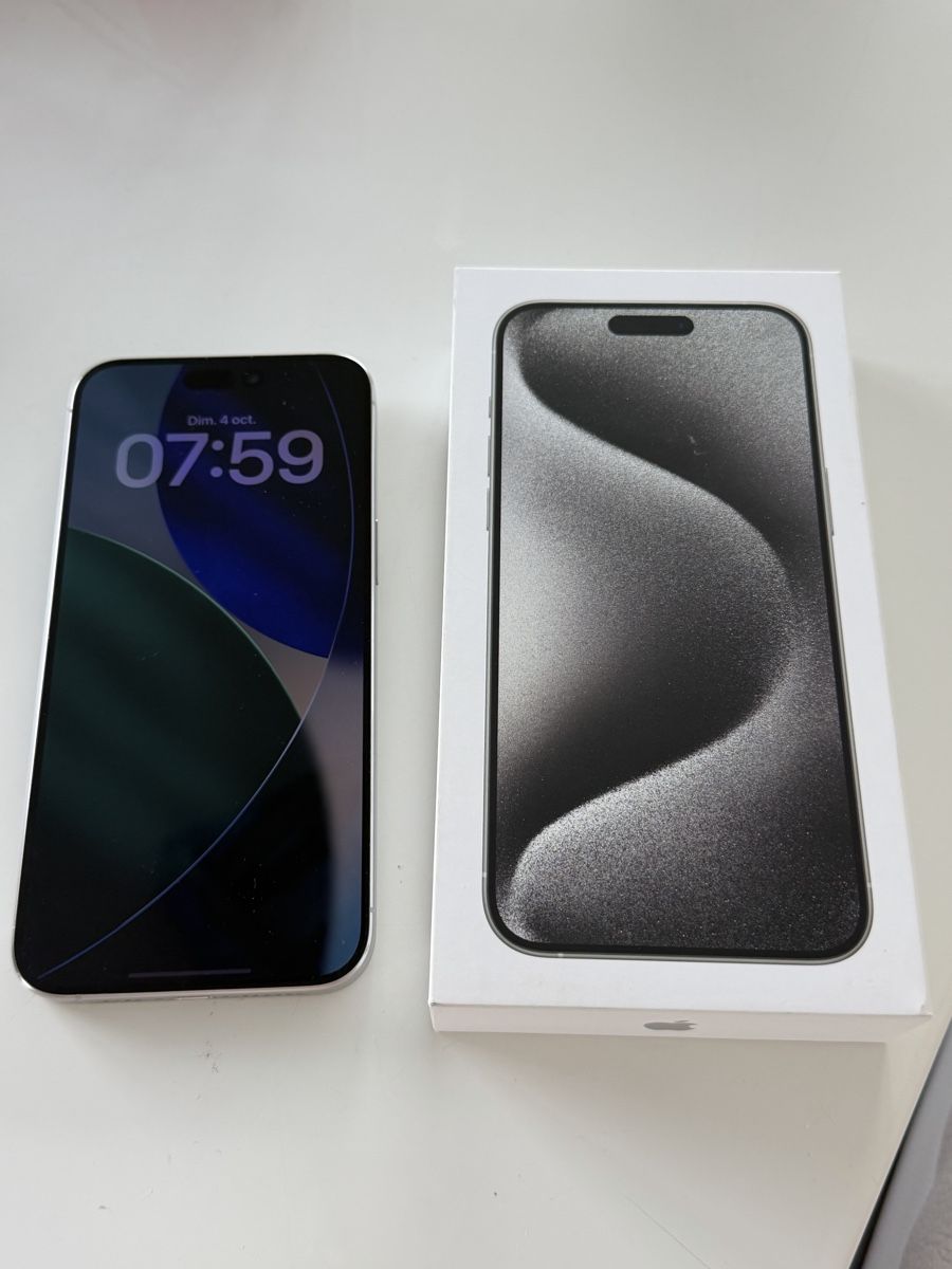 Apple Telefoni cellulari / Smartphones: Iphone 15 Pro Max - white titanium - 256GB – Usato da Neuchâtel venduto da Rosavitabella 3