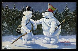 Arthur Thiele: vermenschlichte Schneem