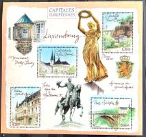 2003 Frankreich France Hauptstädte Luxemburg Block 36 **