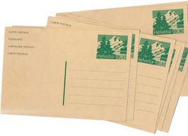 Lot 8 ungebrauchte Postkarten (Portowert 70 Rp.)