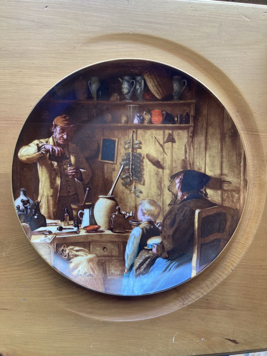 Piatti: Teller "Der Quacksalber" von Anker, limitierte Auflage! – Nuovo (secondo la descrizione) da Sornard - Nendaz venduto da Mapere