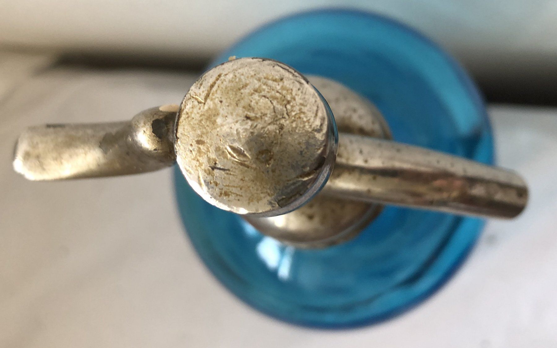 Bottiglie: Antike blaue Siphonflasche - Carba & Meyer-Wieland – Usato da Schaffhausen venduto da durruti 4