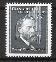 Liechtenstein Nr. 143 Joseph Rheinberger ** 17.3.1939
