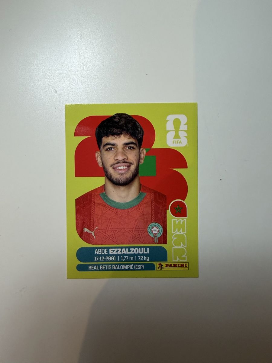 Panini Carte collezionabili: Panini FIFA Abde Ezzalzouli, MAR 17 – Nuovo (secondo la descrizione) da Benglen venduto da Belen.abr