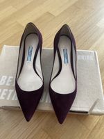 Prada Heels Burgundy Suede Size 36. Used