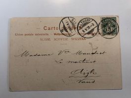 antike Ansichtskarte ST. MORITZ 1903