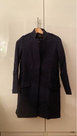Elegante Übergangsjacke von Zara, dunkelblau, Grösse XS