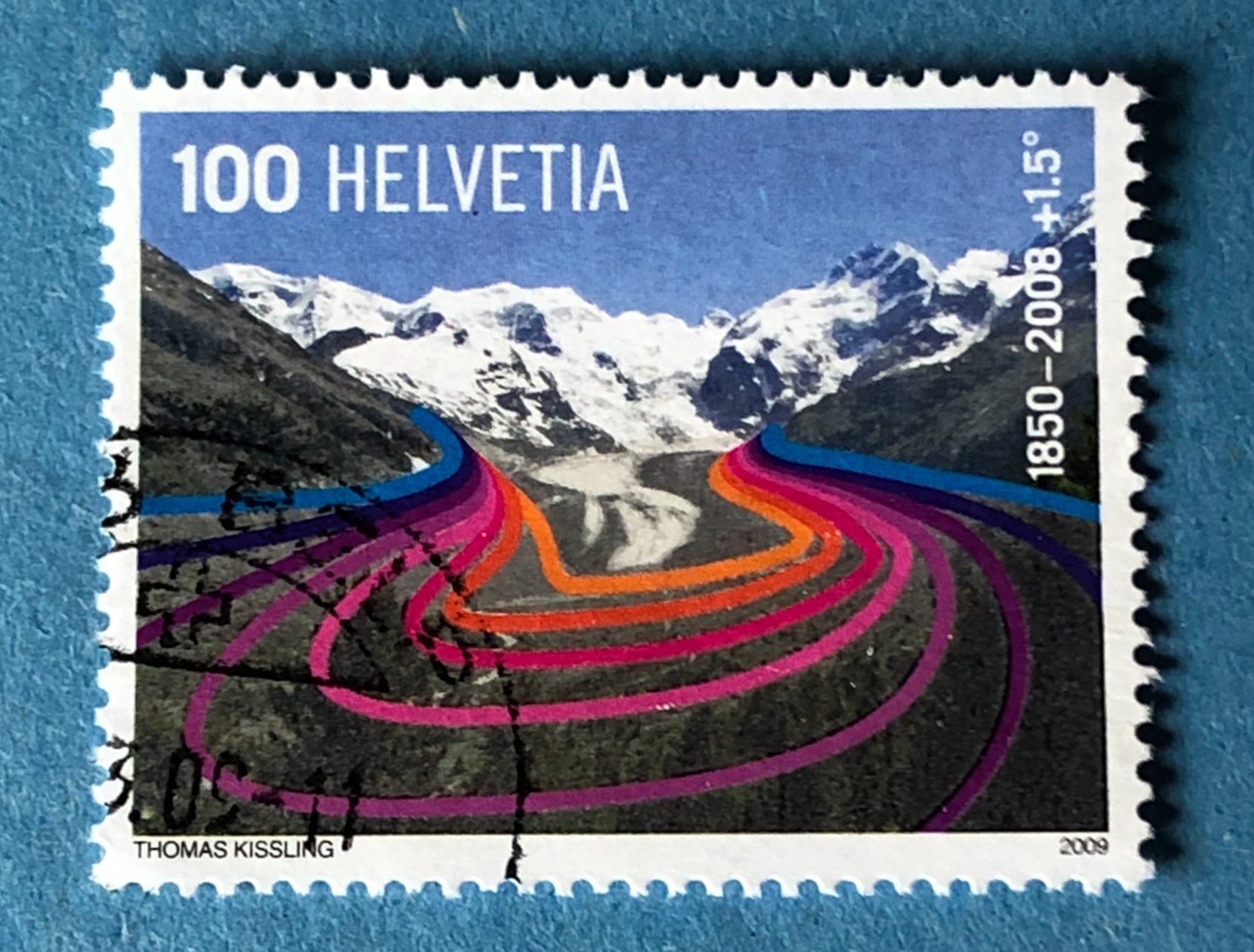 Alle Briefmarken: Nr. 1300  Morteratschgletscher GESTEMPELT 2009    – Gebraucht aus Aarau von Billa007