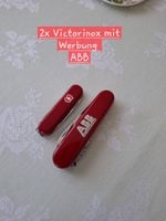 2x Victorinox, Sammlermesser, Werbung ABB