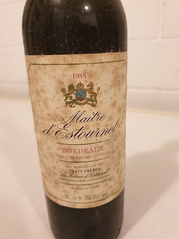 Vino: Maître d'Estournel 1988 – Usato da Staufen venduto da qualiton 1