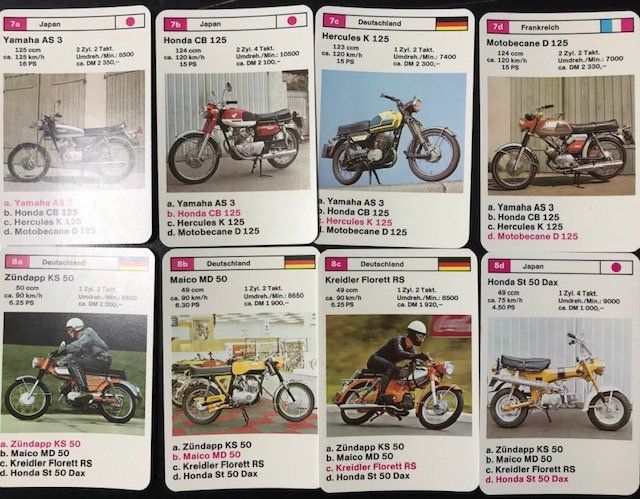 Giochi: Quartett Motorräder Best.-Nr.53822 – Usato da Zürich venduto da gigimai67 5