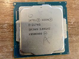Xeon E-2174G Threads: 4 Kerne 3.80 GHz Cache: 8 MB