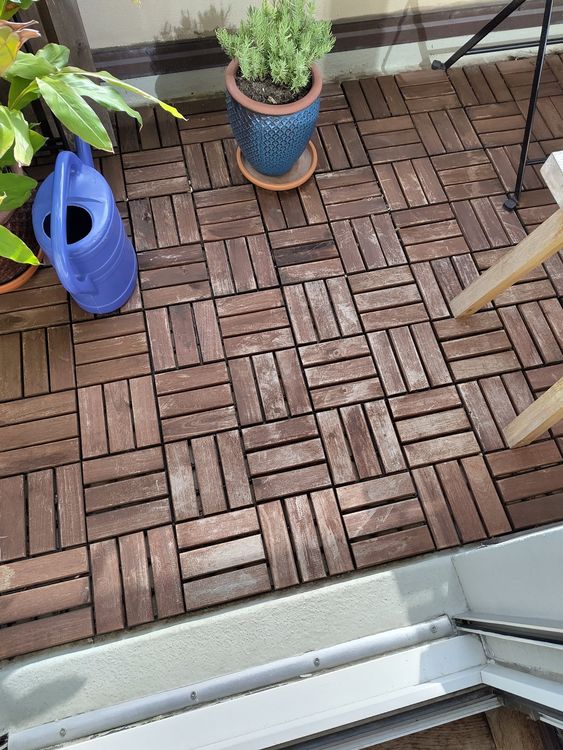 Ikea Holzfliesen für Balkon Kaufen auf Ricardo
