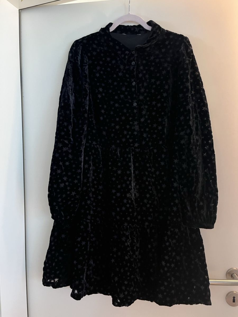Vestiti: Elegantes Samt Kleid mit Sternenmuster  – Usato da Zürich venduto da Closetbesties