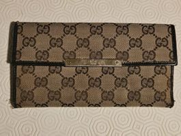 Gucci Damen Langes Portemonnaie (cont.) GG Canvas Original
