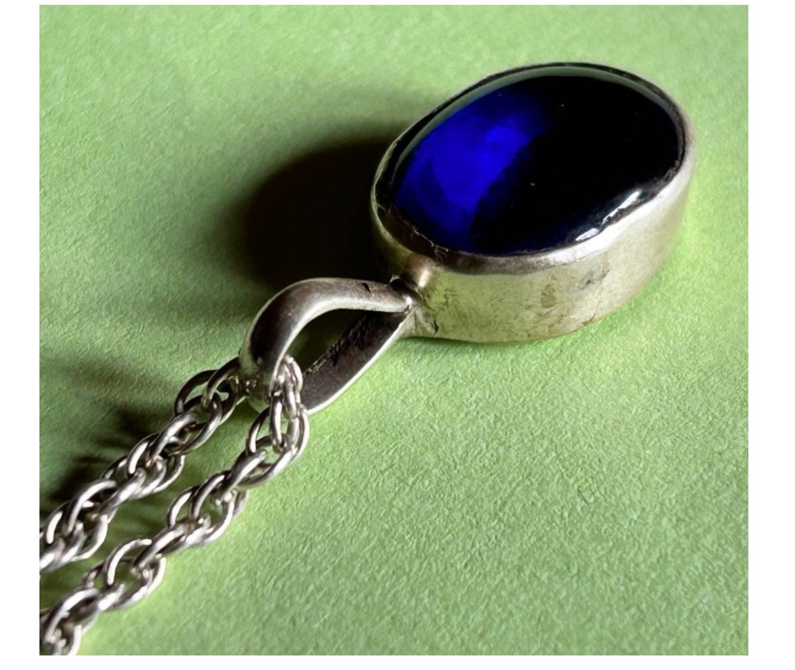 Catenine: Silberkette oval BLAU – Usato da Dittingen venduto da Bellevista 9