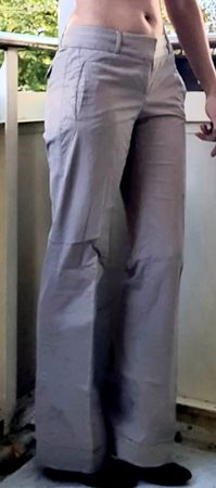 Anzug Hose grau Banana Republic