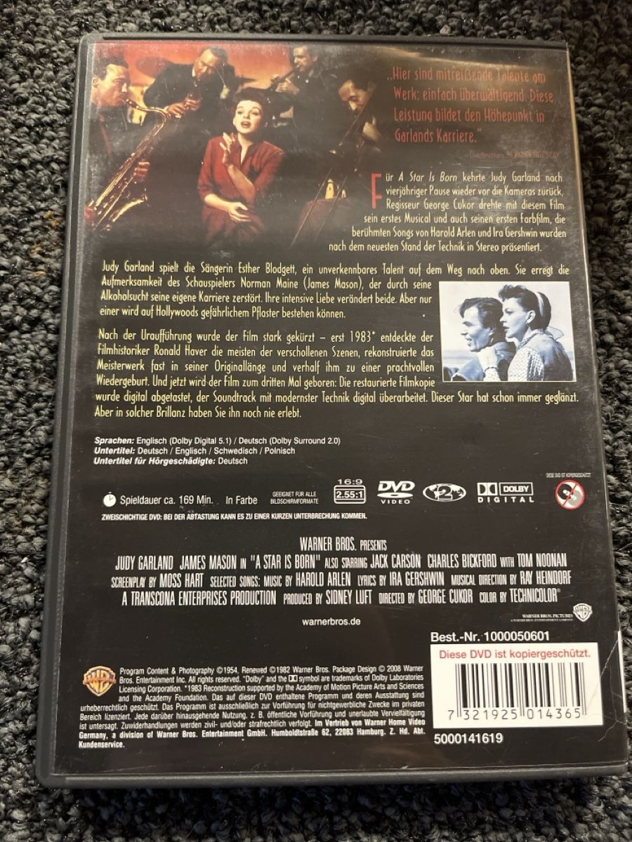 Tous les DVDs: A Star is Born (21678) – D'occasion à Ruswil par jan_bxl5 1