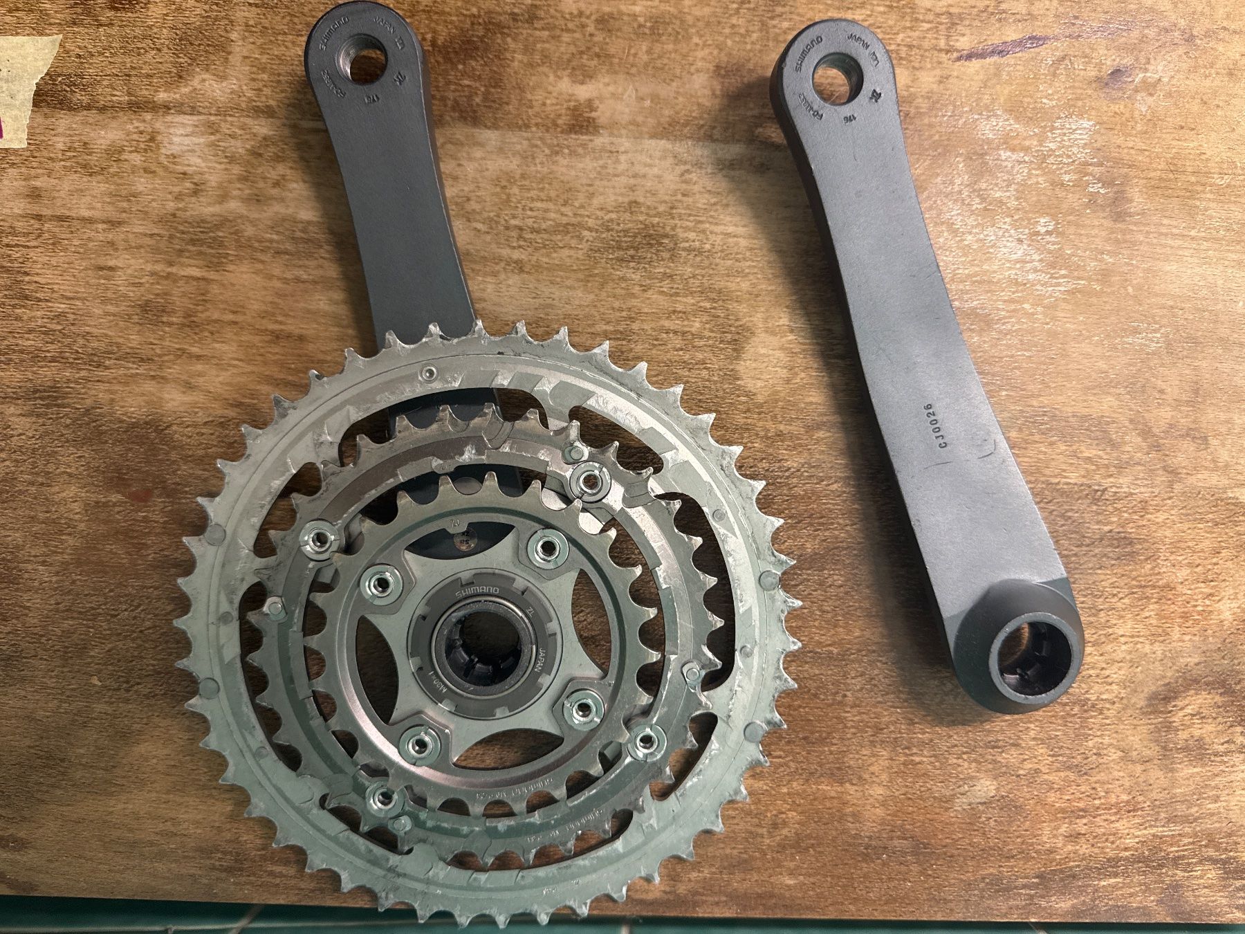 Shimano Ersatzteile: XTR Kurbelgarnitur FC-M952 – Gebraucht aus Schlatt ZH von Swen. 1