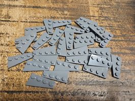 lego 41769 lot de 30 pièces Dark Bluish Gray Wedge, Plate
