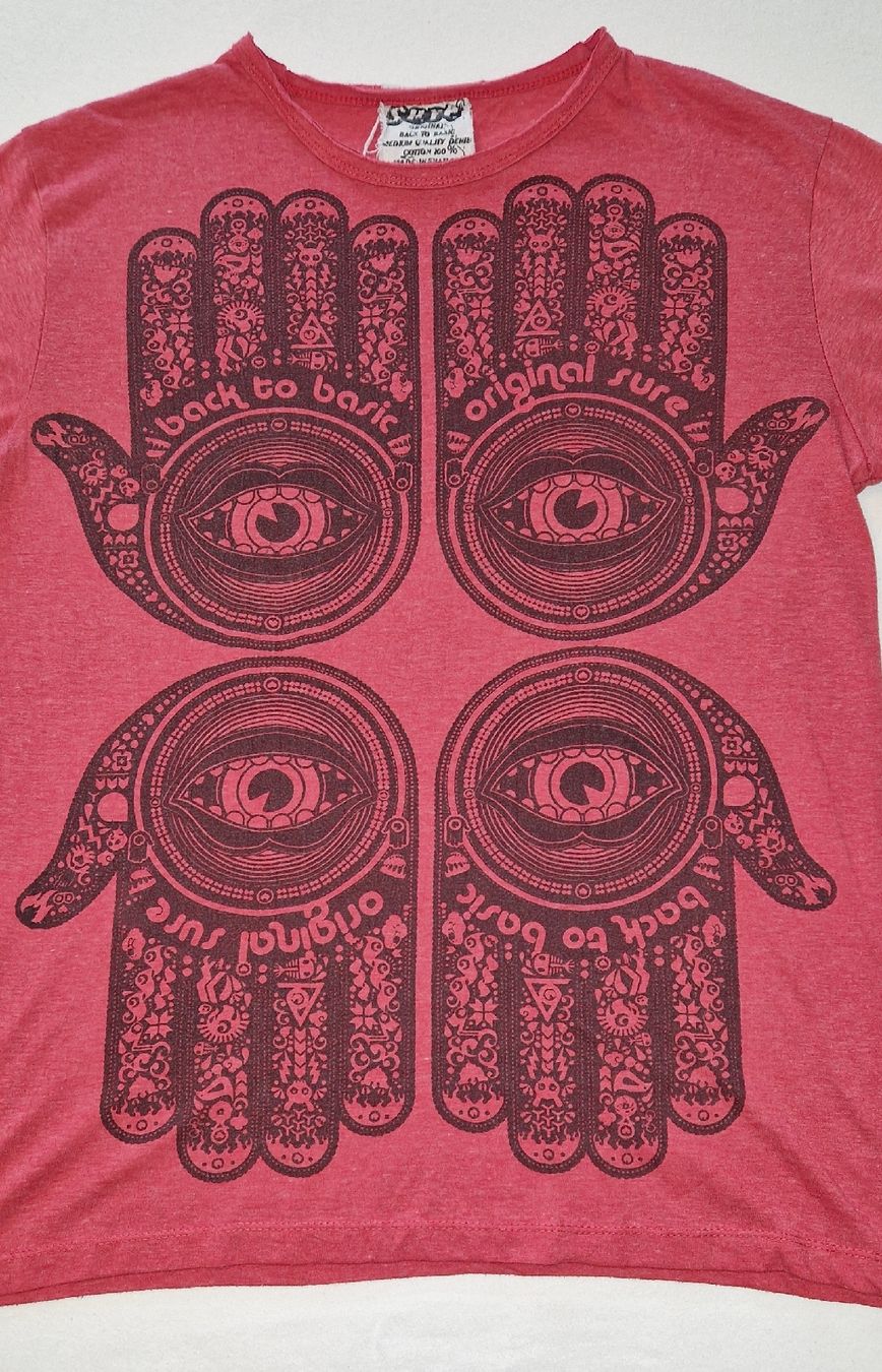 T-shirt: SURE T-Shirt Hand der Fatima, Gr. M, hellrot – Usato da Allschwil venduto da merve_g 4