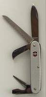 Victorinox Farmer Alox Taschenmesser silber neuwertigem i