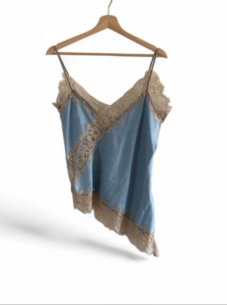 Tops: Süsses Spitzen Top hellblau Gr. S-L, Neuwertig – Neu (gemäss Beschreibung) aus Zürich von cel_cw9k