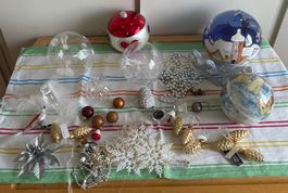 Weihnachtsschmuck Konvolut Christbaumkugeln Anhänger Konv...