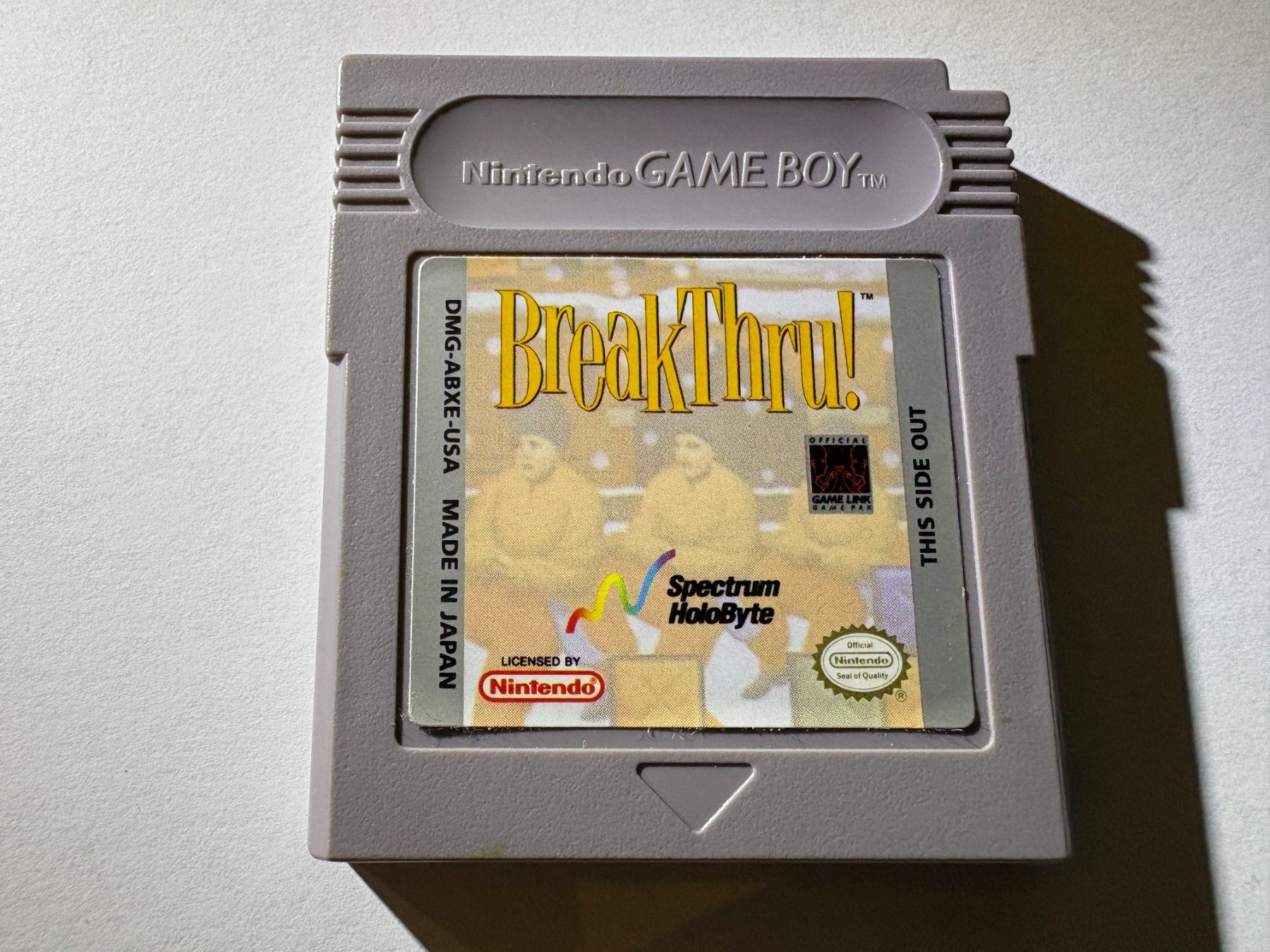 Nintendo Giochi: BreakThru! - Nintendo Game Boy - SELTEN – Usato da Zürich venduto da VintagePalace