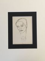 Gustav Klimt   Studie  "Kopf einer alten Frau"  DRUCK