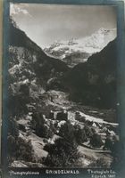 Vintage Photoglob 1897, Fotokarte - Grindelwald