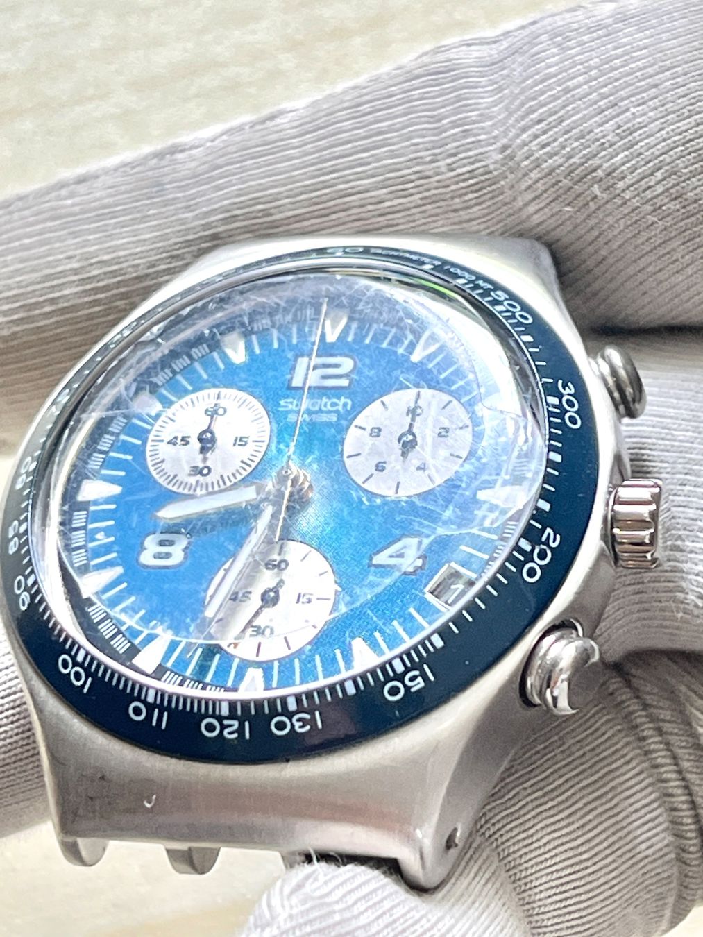 Swatch Orologi: Swatch Irony, Chronograph, Dummy, neuwertig. – Nuovo (secondo la descrizione) da Grenchen venduto da chththl 4