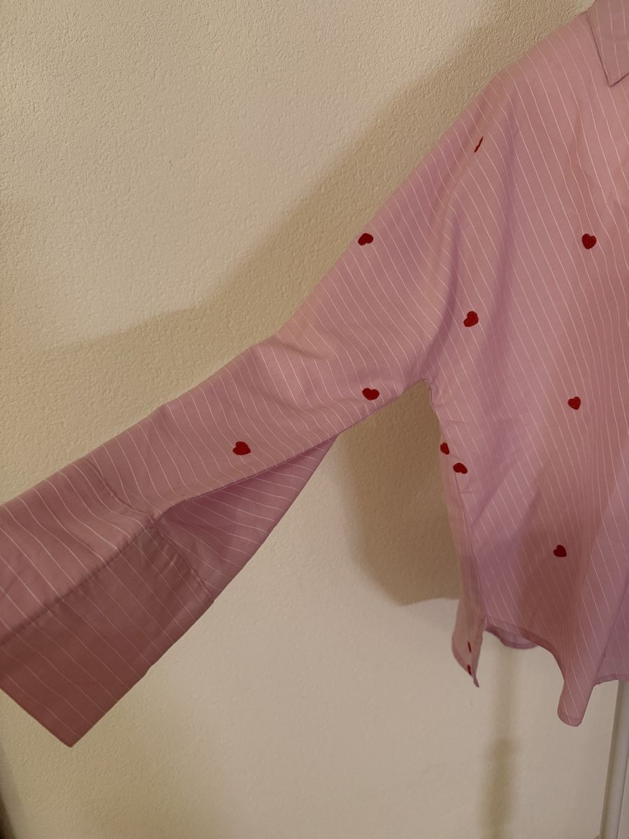 Camicette: Rosa Bluse mit Herzchen – Grösse L  – Nuovo (secondo la descrizione) da Effretikon venduto da MaisonNade 2