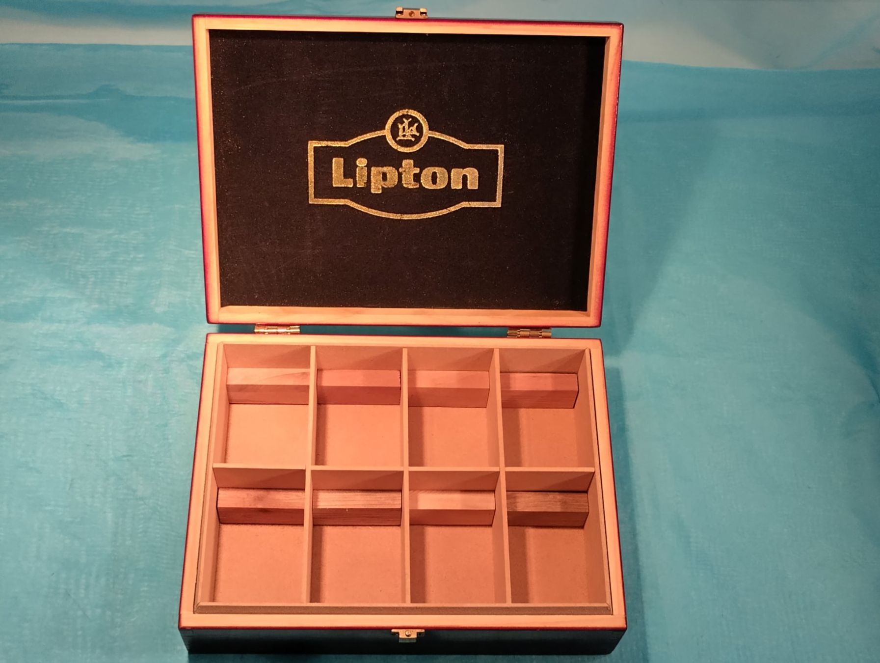 Lipton Altro per la casa: Lipton Tee Box, Holz, 8 Fächer – Usato da Bellach venduto da JingleCherry 5