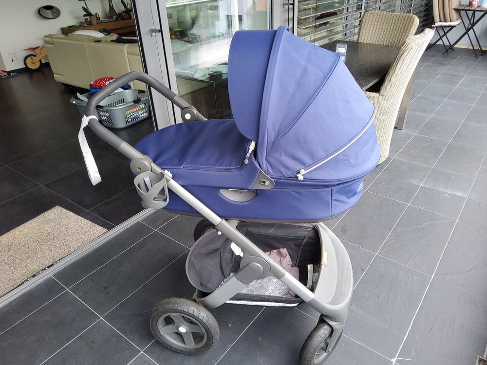 Stokke top Kinderwagen Trailz grau Luftbereifung