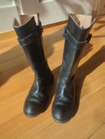 Bottes enfant en cuir noires taille 30