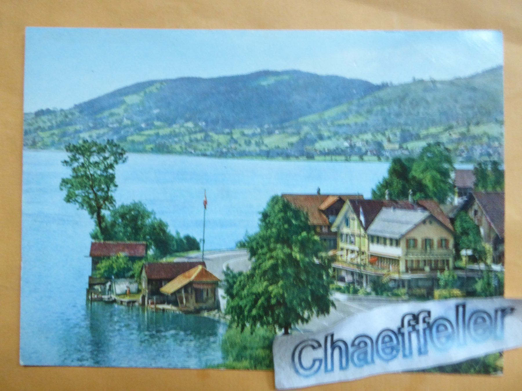 Cartoline postali: Rest. und Pension Eierhals, Morgarten – Usato da Zürich venduto da Chaeffeler