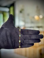 Goldenes Armband mit Hamsa-Hand – Glücksbringer