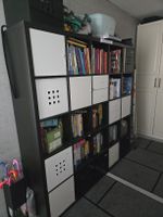 IKEA KALLAX Regal schwarzbraun 147x147cm inkl. Schubladen