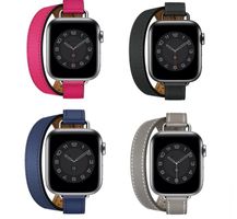 Leder armband Fashioniti 2025 für Apple Watch 6 7 8 9