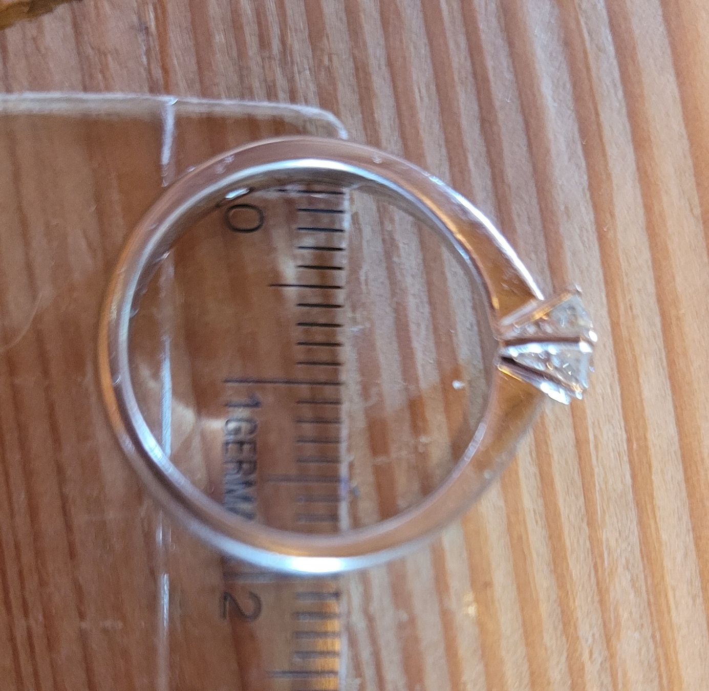Ringe: Solitär Diamant-Ring Weissgold – Gebraucht aus Gams von kat_lg5l 6