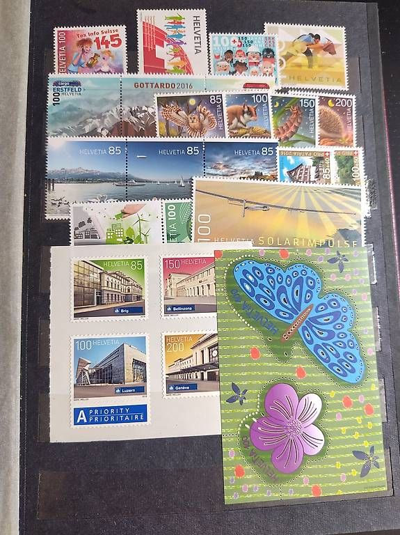 Tutti i francobolli: Jahresserie 2016 Post Briefmarken postfrisch – Nuovo (secondo la descrizione) da Wohlen AG venduto da gnabbr 1
