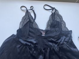 Victoria's Secret Negligé Set, Schwarz, Gr. M